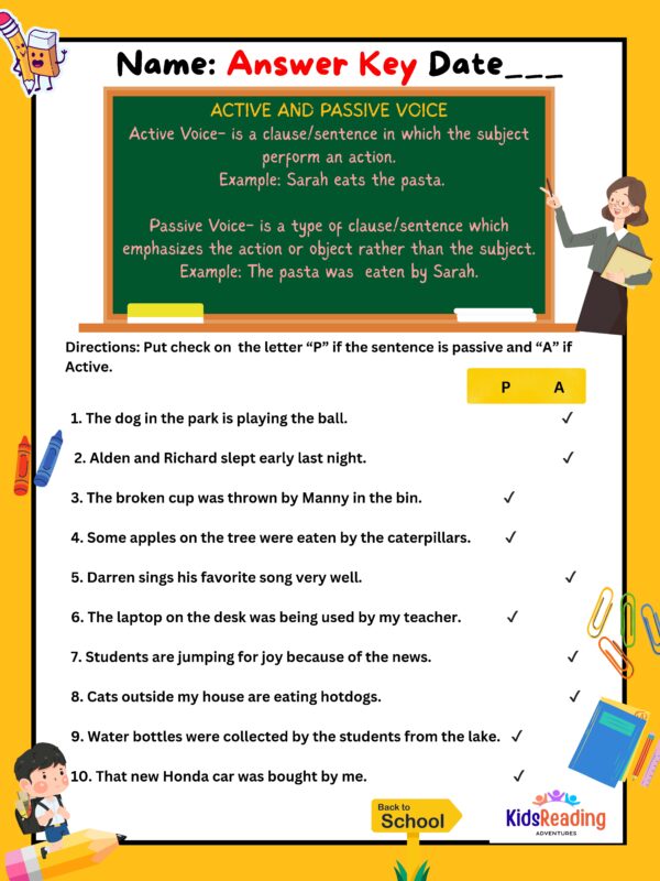 ENGLISH Subject and Predicate worksheet
