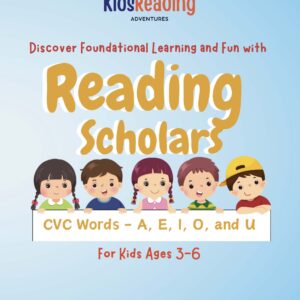 Reading Scholars: CVC Words - A, E, I, O, and U
